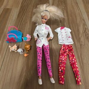 Barbie Veterinarian and Chef Outfit